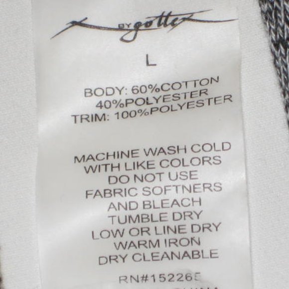 Jogger Pants L by Gottex French Terry Heather Gray Cuff Large Like New Condition - Picture 9 of 10